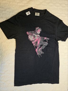 Gorillaz 2-D The Now Now Black Graphic Tee Small
